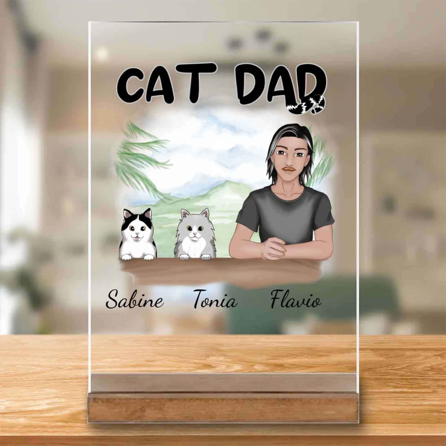 Cat dad - Produktbild - Acryl Adventure