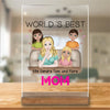 Geschenk für die beste Mama der Welt - Worlds best mom - Persönliches Geschenk