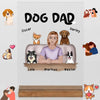 geschenke für hundepapas - acryl adventure - dog dad - mit vier hunden