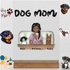 Hundemama Geschenke -Acryl Adventure - dog mom mit zwei hunden