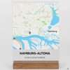 Custom City Map auf Acryl, personalisierte Dekoration, Heimatgefühl